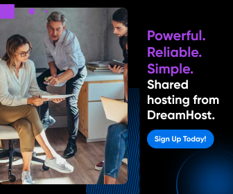 DreamHost Hosting Logo: "DreamHost - Your Web Hosting Solution