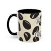 Coffee Mug - Caffeine and Kindness Coffee Bean Design - Image 3