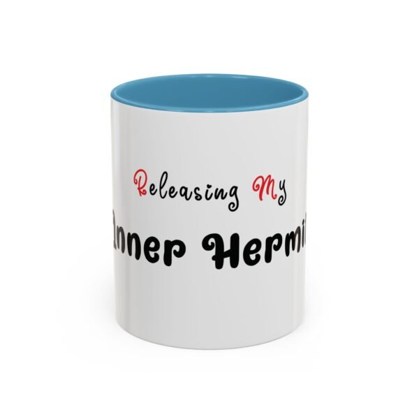 Mug - 'Releasing My Inner Hermit' Accent Coffee Mug (11, 15oz) - Image 17